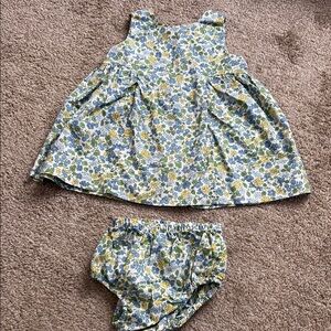 Baby Gap Floral Baby Dress and Bloomers Set